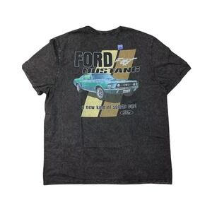 NWT Licensed Men's Front and Back Graphic Moto Short Sleeve T-Shirt Grey XXL